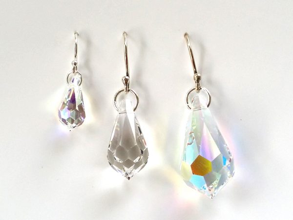 TEARDROP EARRINGS - MEDIUM - AURORA BOREALIS - Image 2