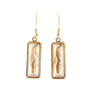 Cristina Golden Shadow Earrings