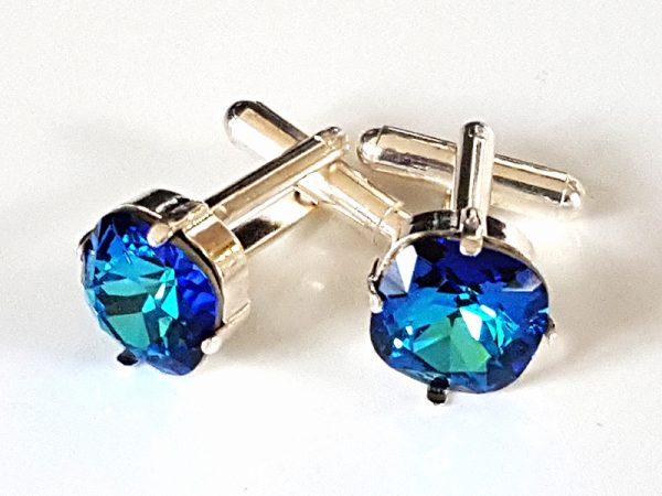 CUFFLINKS - BERMUDA - SILVER OR GOLD - Image 2