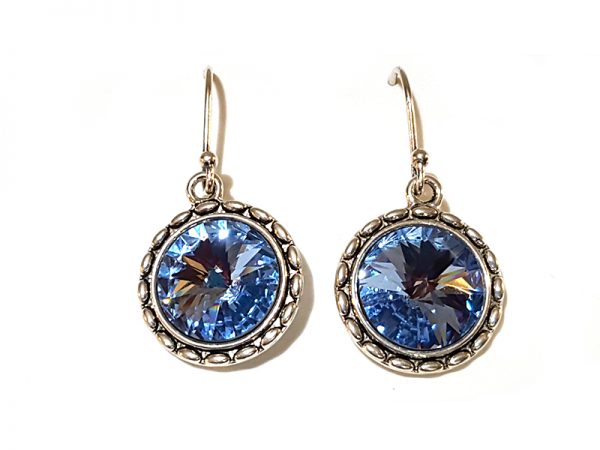 PENNY EARRINGS - LIGHT SAPPHIRE