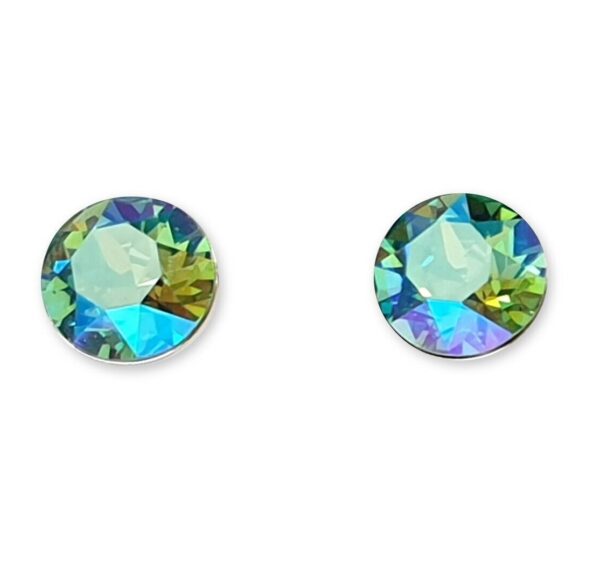 TURQUOISE LAGOON - STERLING STUDS 6mm-8mm