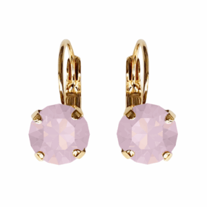 Linda Rosewater Opal Crystal Earrings in Gold