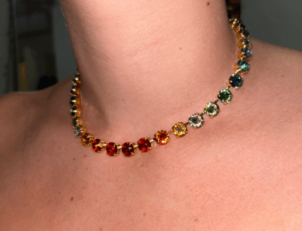 Crystal Spectrum Rainbow Necklace