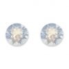 STERLING STUDS - WHITE OPAL 4mm, 6mm, 8mm