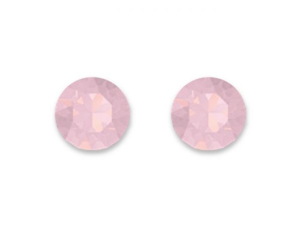 STERLING STUDS - ROSEWATER OPAL 4mm, 6mm, 8mm