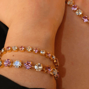 Bubblegum Crystal Bracelet