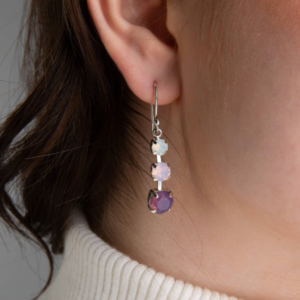Tranquility Pinks Crystal Earrings