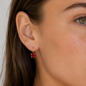 Light Siam Linda Earrings