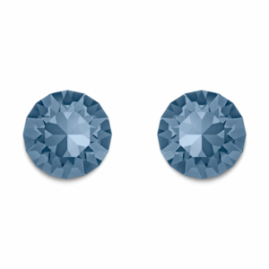 Denim Blue Crystal Swarovski Studs