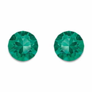 Emerald Crystal Swarovski Studs