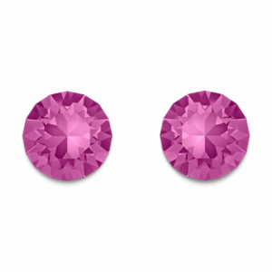 Fuchsia Crystal Swarovski Studs