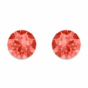 Padparadscha Crystal Swarovski Studs