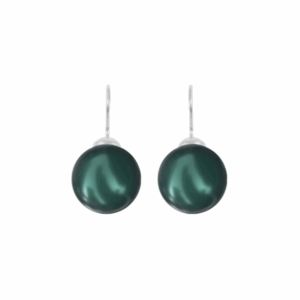 Classic Tahitian Pearl Earrings in Silver