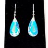 SELENE EARRINGS - STERLING SILVER - BLUE AURORA - Image 3