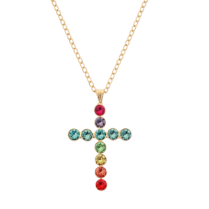 Chakra Mary Cross Pendant
