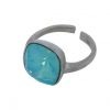 SASCHA TRANQUILITY ADJUSTABLE STERLING RING - PACIFIC OPAL
