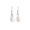 SELENE EARRINGS - STERLING SILVER - BLUE AURORA - Image 2