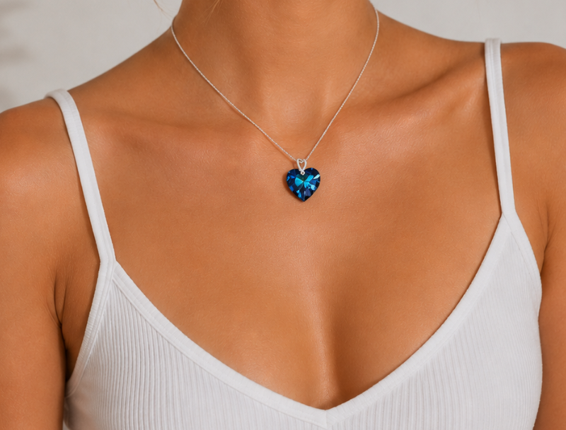 Hannah Bermuda Crystal Pendant