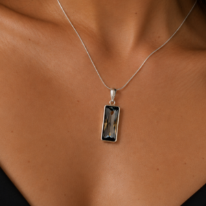 Cristina Black Diamond Crystal Pendant