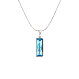 Cristina Aquamarine Crystal Pendant