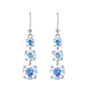 Melinda Aurora Borealis Crystal Earrings