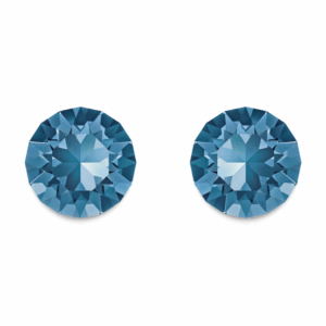 Navy Montana Crystal Swarovski Studs