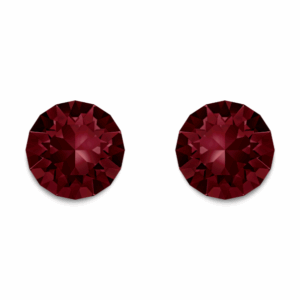 Burgundy Crystal Swarovski Studs