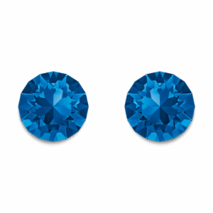 Capri Blue Crystal Swarovski Studs