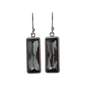 Cristina Black Diamond Crystal Earrings
