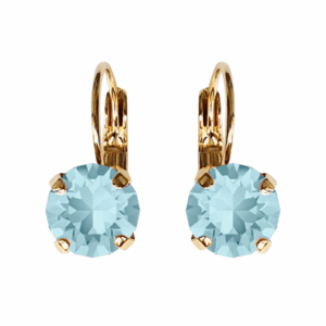 Linda Light Azore Crystal Earrings in Gold