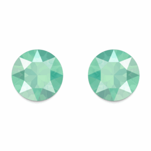Mint Green Crystal Swarovski Studs