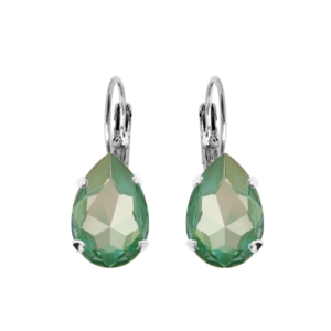 Alex Silky Sage Crystal Earrings