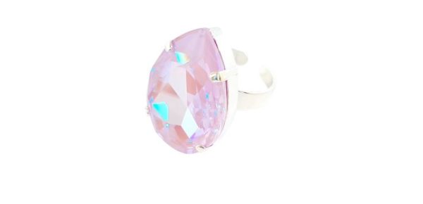 ANGELINA STATEMENT RING - LAVENDER DELITE - SILVER, ROSE GOLD OR YELLOW GOLD