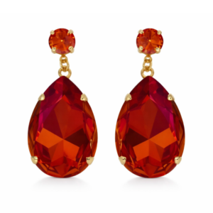 Angelina Pink Astral Crystal Earrings