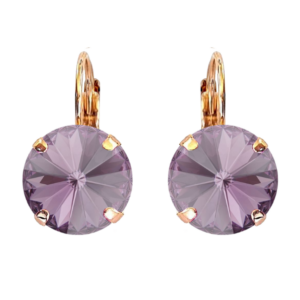 Geena Iris Crystal Earrings in Gold