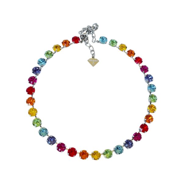 CHAKRA REPEAT NECKLACE - SILVER ROSE OR YELLOW GOLD