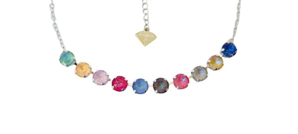 CRYSTAL ERAS NECKLACE - SILVER, ROSE GOLD OR YELLOW GOLD - Image 2