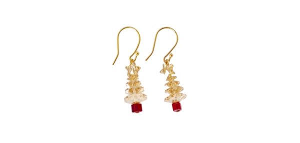 CHRISTMAS TREE EARRINGS GOLD - SPECIAL EDITION