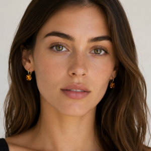 Light Amber Linda Earrings
