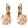 LINDA EARRINGS - PEACH DELITE - SILVER, ROSE OR YELLOW GOLD