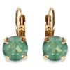 LINDA EARRINGS - SILKY SAGE - SILVER, ROSE OR YELLOW GOLD
