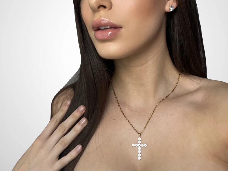 Crystal Cross Pendant