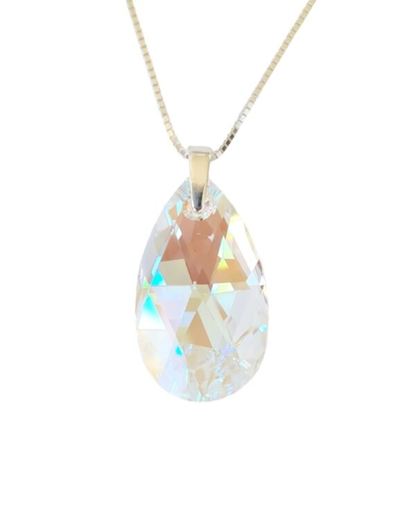 JACINDA PENDANT - LARGE - CRYSTAL BLUE AURORA