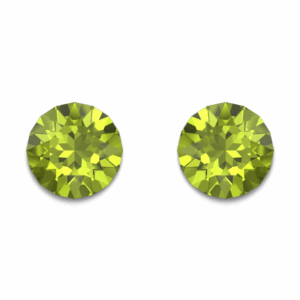 Citrus Green Crystal Swarovski Studs