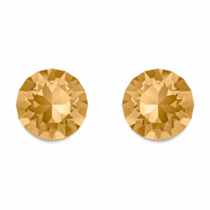 Light Colorado Topaz Crystal Swarovski Studs