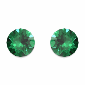 Majestic Green Crystal Swarovski Studs