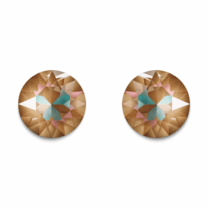 Cappucino Delite Crystal Swarovski Studs