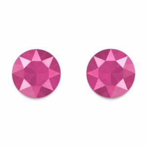 Peony Pink Crystal Swarovski Studs