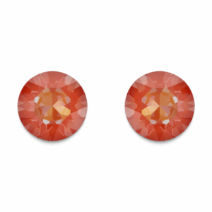 Orange Delite Crystal Swarovski Studs