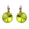 GEENA CITRUS GREEN CRYSTAL EARRINGS